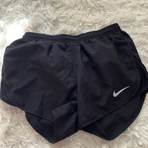 Xs black nike dri fit running shorts